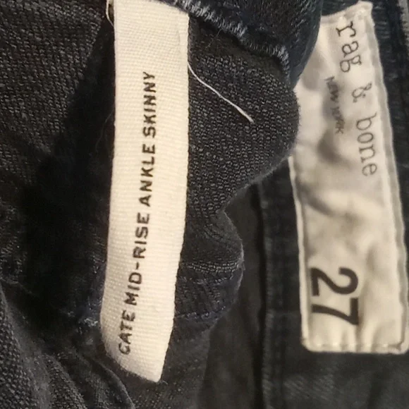 rag & bone Midnight Blue Women's Skinny Jeans - Picture 7 of 7
